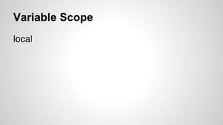 comments & docstring 
>>> xxx = 3 # var name xxx 
>>> print xxx 
 