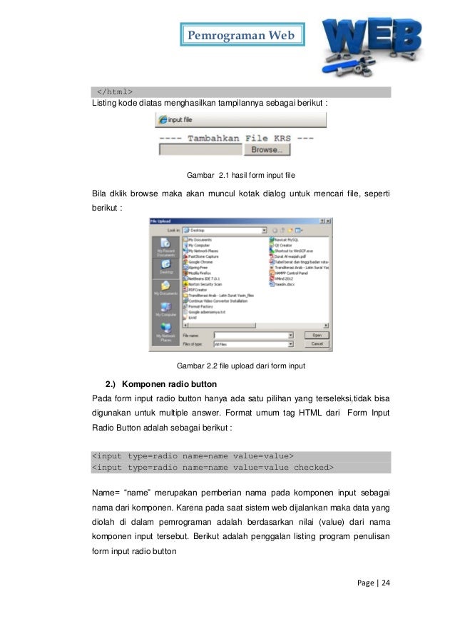 Pemrograman Web Kelas Semester 2