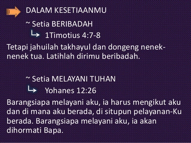 Remaja/ Pemuda yang mempermuliakan nama Tuhan