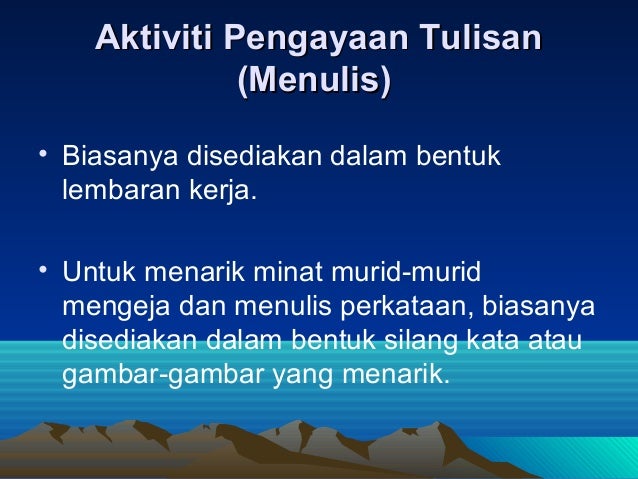 Pemulihan dan pengayaan