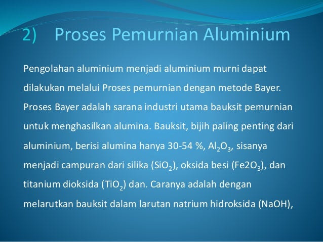 Pemurnian Aluminium