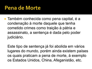 Pena de morte | PPSX