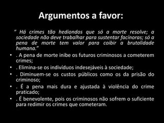 Pena De Morte | PPTX