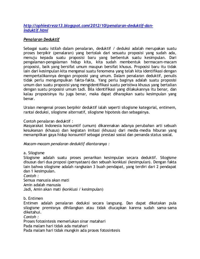 Aspek Penalaran Dalam Karangan Ppt Download