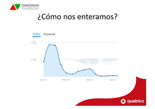 ¿Cómo 
nos 
enteramos? 
 