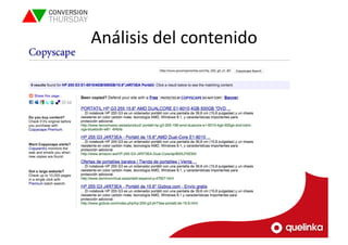 Análisis 
del 
contenido 
 
