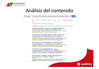 Análisis 
del 
contenido 
 