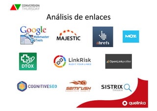 Análisis 
de 
enlaces 
 