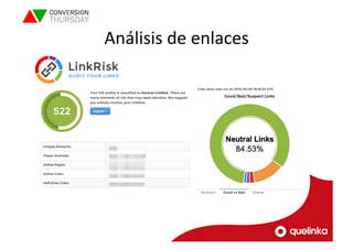Análisis 
de 
enlaces 
 