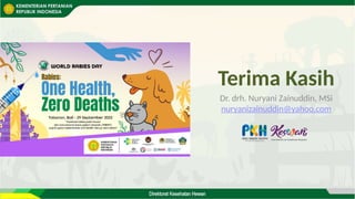 Penanganan rabies pada hewan sebagai implementasi one health dalam ...