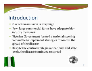 Detection of Highly Pathogenic Avian Influenza outbreak using participatory epidemiology techniques in Niger State, Nigeria 2009