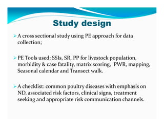 Participatory epidemiological studies of Newcastle disease in local chickens in federal capital territory, Abuja-Nigeria