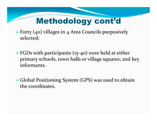 Participatory epidemiological studies of Newcastle disease in local chickens in federal capital territory, Abuja-Nigeria