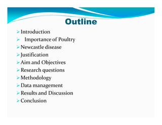 Participatory epidemiological studies of Newcastle disease in local chickens in federal capital territory, Abuja-Nigeria