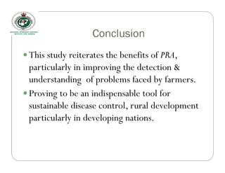 Participatory rural appraisal of livestock diseases amongst a Fulani community in central Nigeria