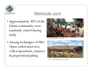 Participatory rural appraisal of livestock diseases amongst a Fulani community in central Nigeria