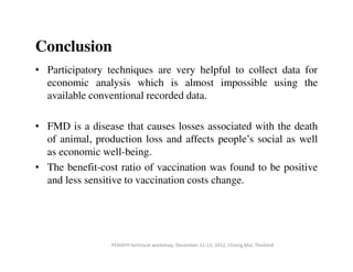 Foot and mouth disease in the Borana Plateau of Ethiopia: Vaccination benefit-cost analysis