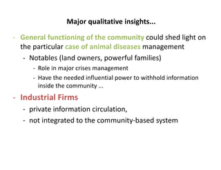 The social dimension of animal health surveillance systems: An interdisciplinary approach of social pressure in the process of disease reporting in Northern Thailand
