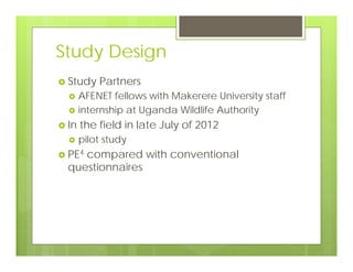 Using one health and participatory epidemiology to assess impacts of anthrax on the human-animal interface in rural Uganda