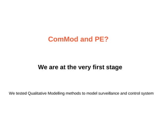 A participatory modelling method for co-designing a shared representation of a system