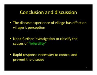 Community’s perception of brucellosis by applying participatory epidemiology in Chiang Mai and Lamphun Province, Thailand