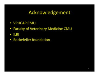 Community’s perception of brucellosis by applying participatory epidemiology in Chiang Mai and Lamphun Province, Thailand