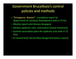 Community’s perception of brucellosis by applying participatory epidemiology in Chiang Mai and Lamphun Province, Thailand
