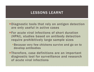 Assessing the accuracy of a clinical outbreak definition for Highly Pathogenic Avian Influenza (HPAI)