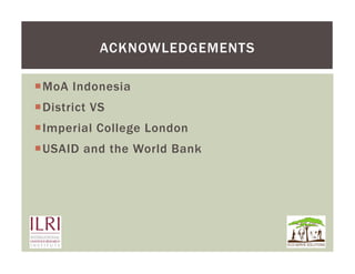 Using a participatory approach to characterize HPAI outbreaks in Indonesian village poultry
