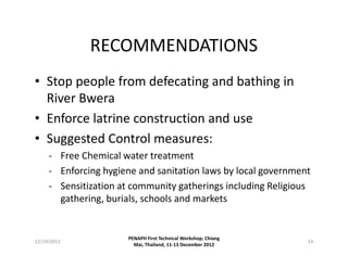 Factors associated with typhoid fever and gut perforation outbreak in Kasese district, Uganda: Using PE methods