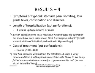 Factors associated with typhoid fever and gut perforation outbreak in Kasese district, Uganda: Using PE methods