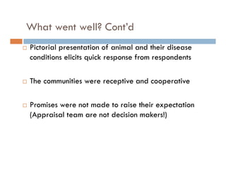 Detection of transboundary animal diseases using participatory disease surveillance in Plateau state, Nigeria