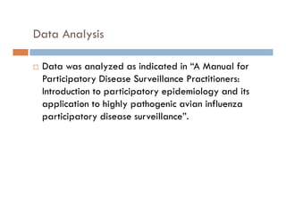 Detection of transboundary animal diseases using participatory disease surveillance in Plateau state, Nigeria