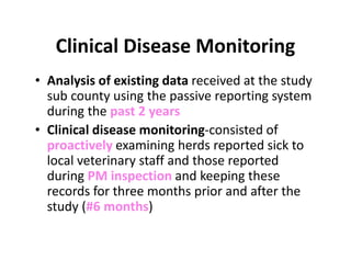 Participatory disease searching using participatory epidemiology techniques in agropastoral and pastoral areas of Mbarara District, Uganda