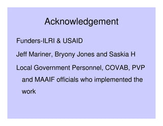 Results of participatory active surveillance for Highly Pathogenic Avian Influenza in Uganda