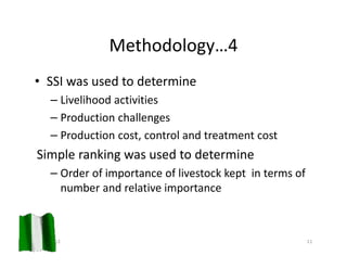 A participatory assessment of disease burden, morbidity and mortality from five priority livestock diseases in Nigeria
