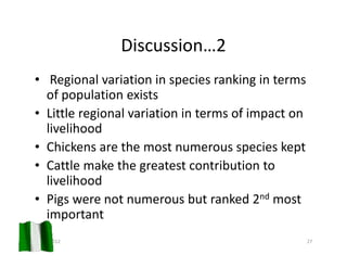 A participatory assessment of disease burden, morbidity and mortality from five priority livestock diseases in Nigeria