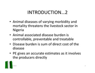 A participatory assessment of disease burden, morbidity and mortality from five priority livestock diseases in Nigeria