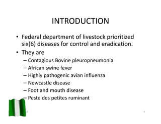 A participatory assessment of disease burden, morbidity and mortality from five priority livestock diseases in Nigeria
