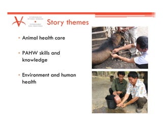 Using narrative approaches to assess animal and community health interventions in Laos: Most significant change