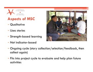 Using narrative approaches to assess animal and community health interventions in Laos: Most significant change