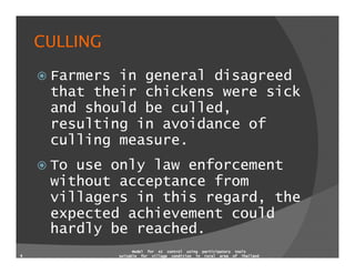 Model for AI control using participatory tools suitable for village condition in rural areas of Thailand