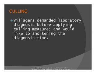 Model for AI control using participatory tools suitable for village condition in rural areas of Thailand