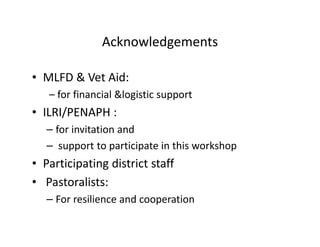 Using participatory epidemiology tools to investigate Contagious caprine pleuropneumonia (CCPP) in Maasai flocks, northern Tanzania