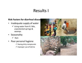 Exploration of community perceived risk factors of diarrheal diseases in Busaana sub county, Kayunga District using participatory epidemiology methods