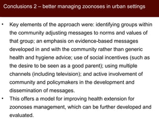 Participatory planning, implementation and evaluation of a zoonosis control project in Kenya