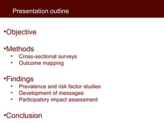 Participatory planning, implementation and evaluation of a zoonosis control project in Kenya