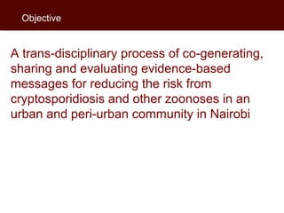 Participatory planning, implementation and evaluation of a zoonosis control project in Kenya