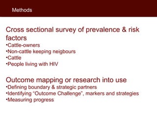 Participatory planning, implementation and evaluation of a zoonosis control project in Kenya