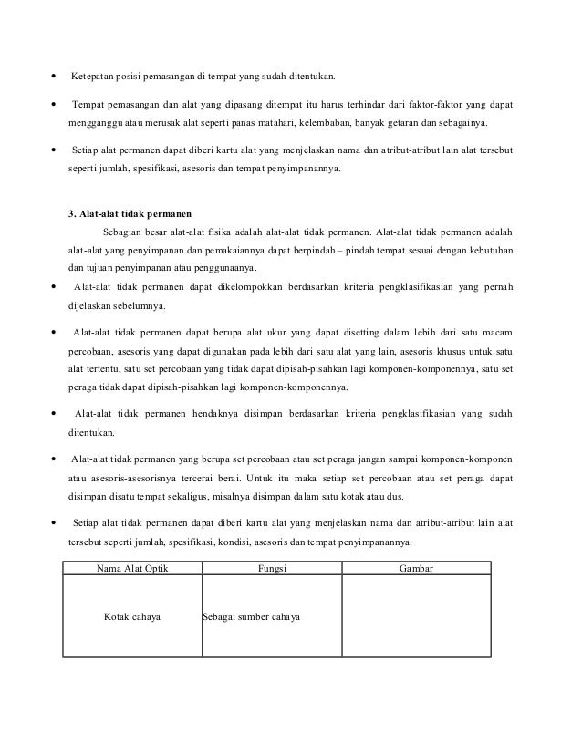 Penataan dan penyimpanan alat